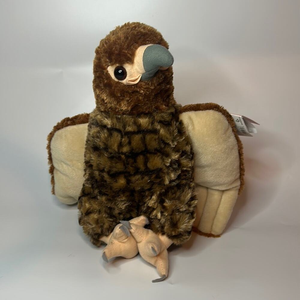 Wild Republic Stuffed Red-Tail Hawk Bird 2017 Plush Animal Toy brown with Tags